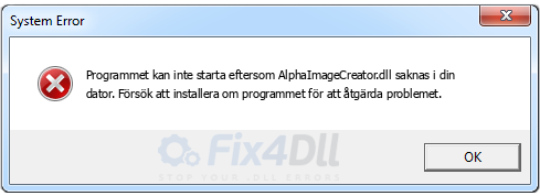 AlphaImageCreator.dll saknas