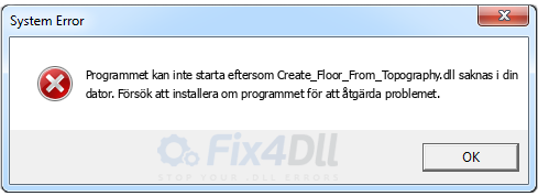 Create_Floor_From_Topography.dll saknas