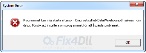 DiagnosticsHub.DataWarehouse.dll saknas