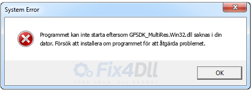 GFSDK_MultiRes.Win32.dll saknas