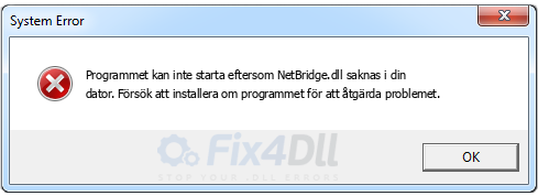 NetBridge.dll saknas