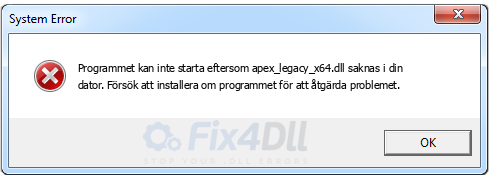 apex_legacy_x64.dll saknas