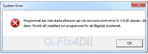 api-ms-win-core-winrt-error-l1-1-0.dll saknas