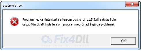 bunifu_ui_v1.5.3.dll saknas