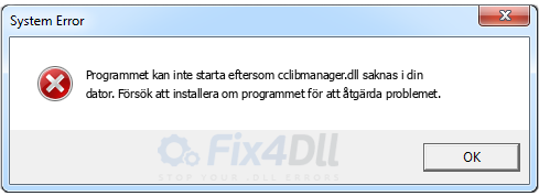 cclibmanager.dll saknas