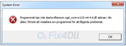 cgal_core-vc110-mt-4.4.dll saknas