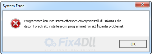 cmicryptinstall.dll saknas