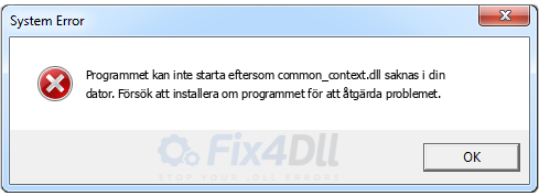 common_context.dll saknas