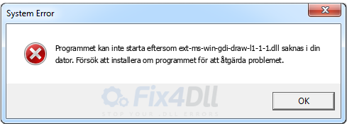 ext-ms-win-gdi-draw-l1-1-1.dll saknas