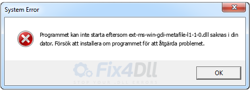 ext-ms-win-gdi-metafile-l1-1-0.dll saknas