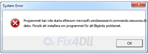 microsoft.windowssearch.commands.resources.dll saknas