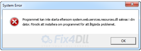 system.web.services.resources.dll saknas
