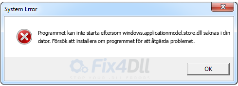windows.applicationmodel.store.dll saknas